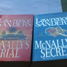 2 Paperbook Books Lawrence Sanders McNally's Trial and McNally's Secret Vintage