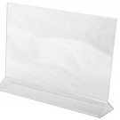 Dazzling Displays 10 Acrylic 11" x 8.5" Horizontal Top Load Sign Holders