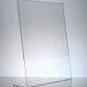 Dazzling Displays 100 Acrylic 8.5" x 11" Slanted Picture Frame / Sign Holders