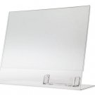 5 Acrylic 11" x 8-1/2" Slanted Sign Holders with Business Card Holder