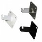 Gridwall Wall Mount Bracket - Grid Panel Mounting Brackets: Black, White, Chrome