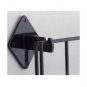 Gridwall Wall Mount Bracket - Grid Panel Mounting Brackets: Black, White, Chrome