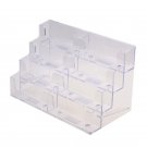 8-Pocket Clear Acrylic Counter-Top Business Card Holder