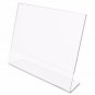 Dazzling Displays 50 Acrylic 7" x 5" Slanted Picture Frame Holders