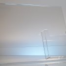 25 Acrylic 11" x 8-1/2" Slanted Sign Holders with 4x9 Tri-Fold Brochure Holder 25 Acrylic 11" x 8-1/2" Slanted Sign Holders with 4x9 Tri-Fold Brochure Holder