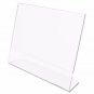 Dazzling Displays 25 Acrylic 7" x 5" Slanted Picture Frame Holders