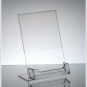 25 Acrylic 4" x 6" Slanted Picture Frame with Business Card Holder