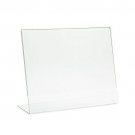 Dazzling Displays 5 Acrylic 11" x 8-1/2" Slanted Sign Holders
