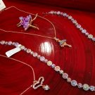 Precious gem tennis bracelet