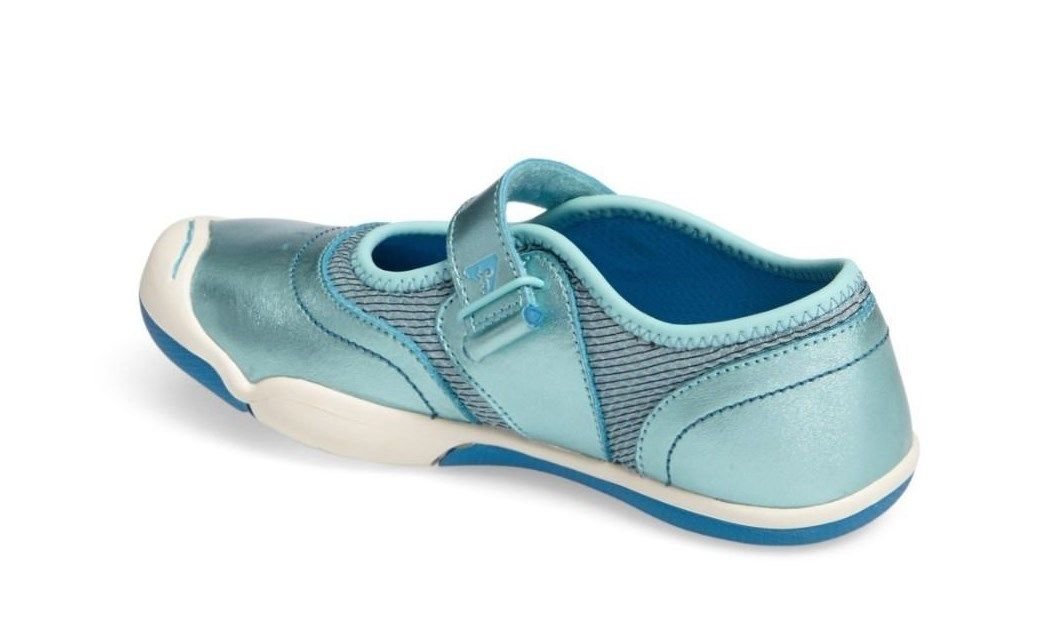 NEW PLAE 10 EMME Mary Jane Sneakers Baby Toddler Girls Shoes Metallic Blue
