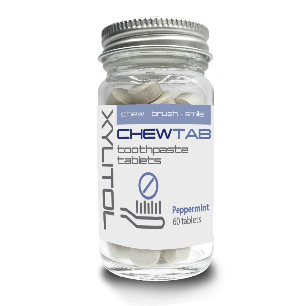 Toothpaste Tablets Chewtab Peppermint 60 Count