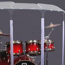 Drum Shield DS5D L 6 Section Drum Shield Acrylic Drum Panels with Deflectors