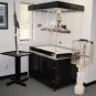 Bird Cage For Large Macaws, Parrots Acrylic Cage with Black Base