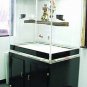 Bird Cage For Large Macaws, Parrots Acrylic Cage with Black Base