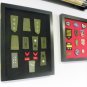 Display Case Cabinet Shadow Box for Military Police Boy Scout Navy Patches small