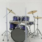Acrylic Drum Shield Drum Screen DS1 L Four Panels 2' x 4' with Living Hinges