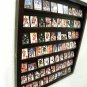 Card Display Case Deep Black Can Hold up to 60-74 non Graded Baseball Cards