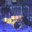Drum Shields / Drum Shield / Drum Screen  6 ft.  x 12  CHrome Hinges