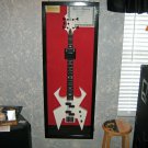 Guitar Display Case Wood Electric Guitar Case for Regular/Electric Guitars RF