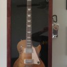 Guitar Display case/ Solid hardwood Strat / Gibson Cherry / NF