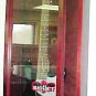 Guitar Display case/ Solid hardwood Strat / Gibson Cherry / NF