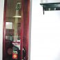 Guitar Display case/ Solid hardwood Strat / Gibson Cherry / NF