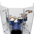 Acrylic Drum Shield DS65.5 L with Full length Hinges Height 5.5ft W/ CARRY BAG