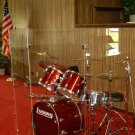 Acrylic Drum Shield DS65.5 C with 14 Bright Chrome Hinges Total Height 5.5ft