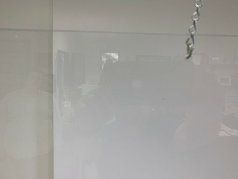 Hanging Acrylic Plexiglass Shield for Counters, 36" x 24" Sneeze Shields