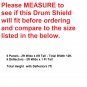 Drum Shield / Drum Panels 7f t X 12ft with Deflectors DS7D