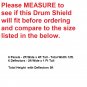 Drum Shields Drum Screens Drum Shield DS5D CHROME hinges