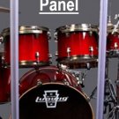 One Single Panel- 2ft. x 5 ft. Panel with Chrome Hinge for Drum Shields