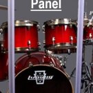 One Single Panel- 2ft. x 5.5 ft. Panel with Chrome Hinge for Drum Shields