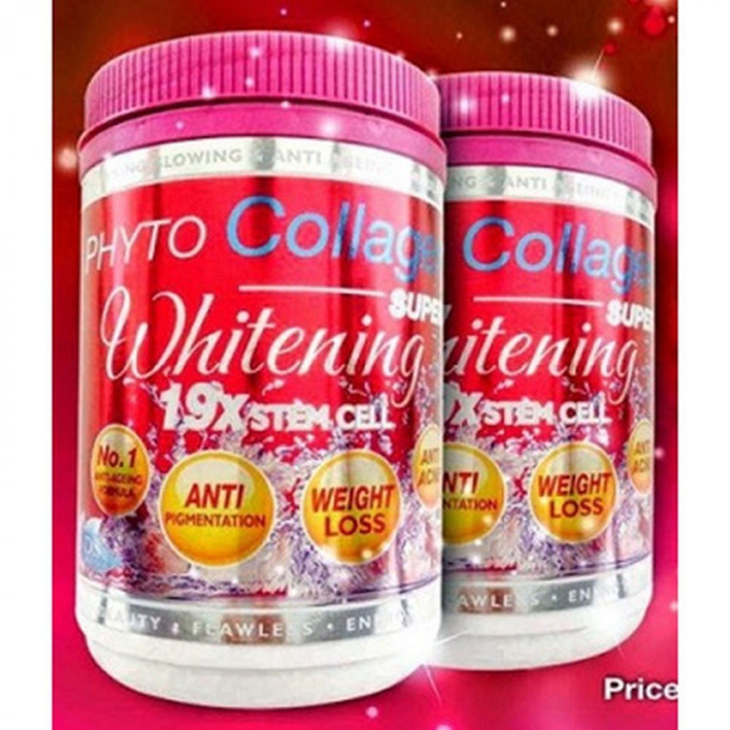 Phyto Collagen Whitening 19X STEM CELL AntiAging Pro Whitening Results