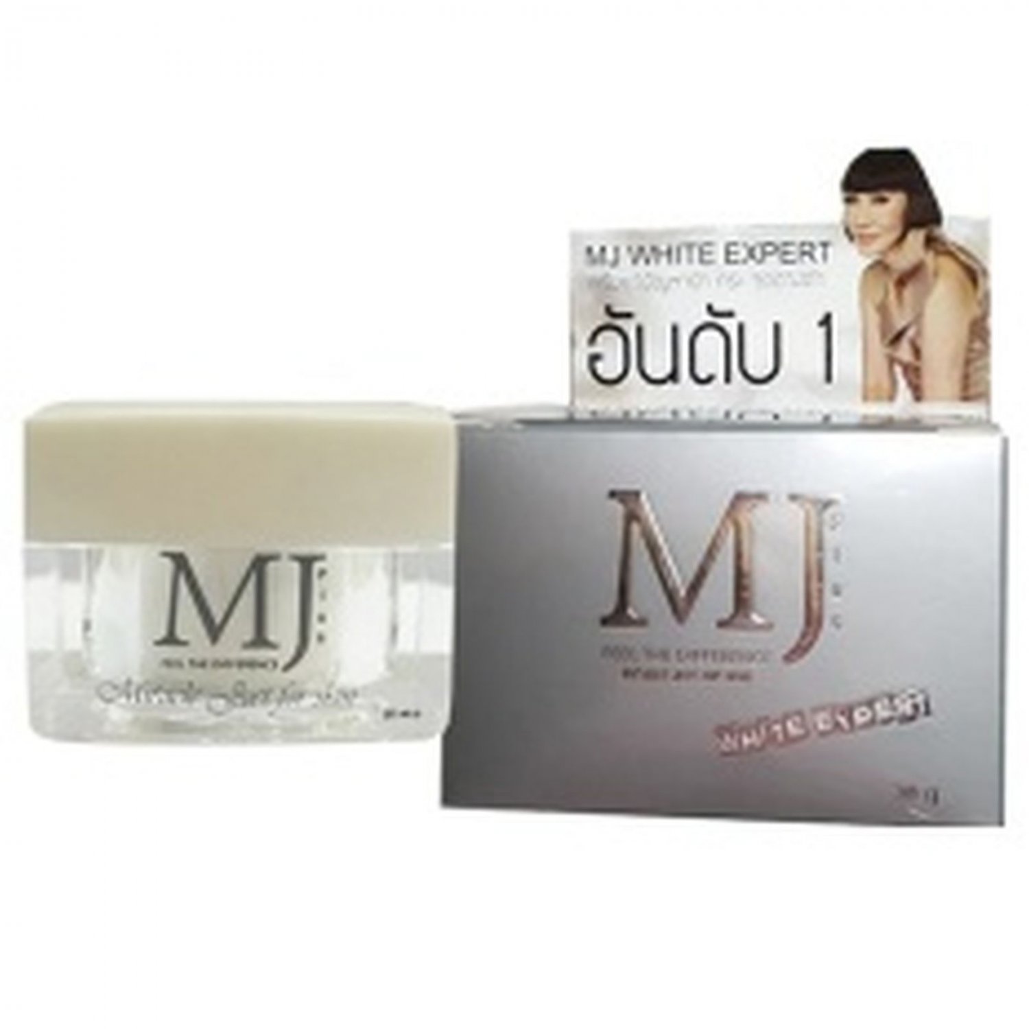 MJ Plus White Expert Cream Miracle Whitening 30g. For Skin Freckles Spots Smooth