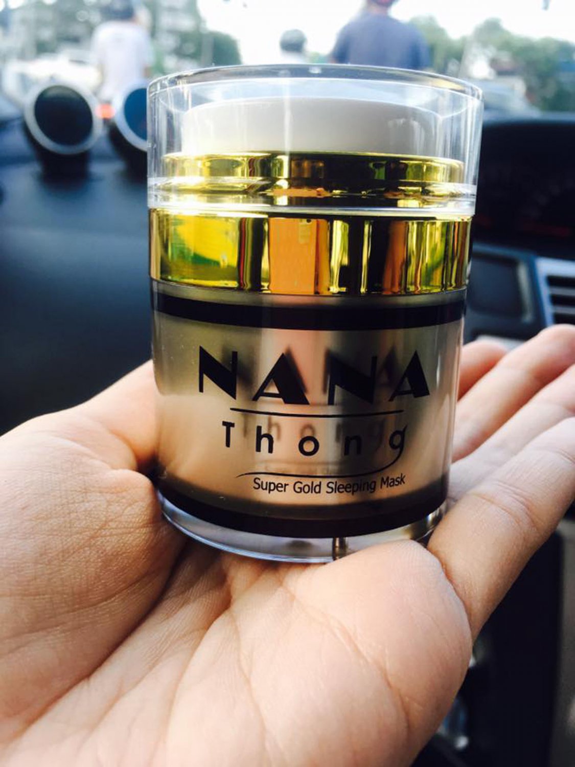 NaNa Thong Super Gold Sleeping Mask Cream Care deeply Cream Mask 30 Ml.