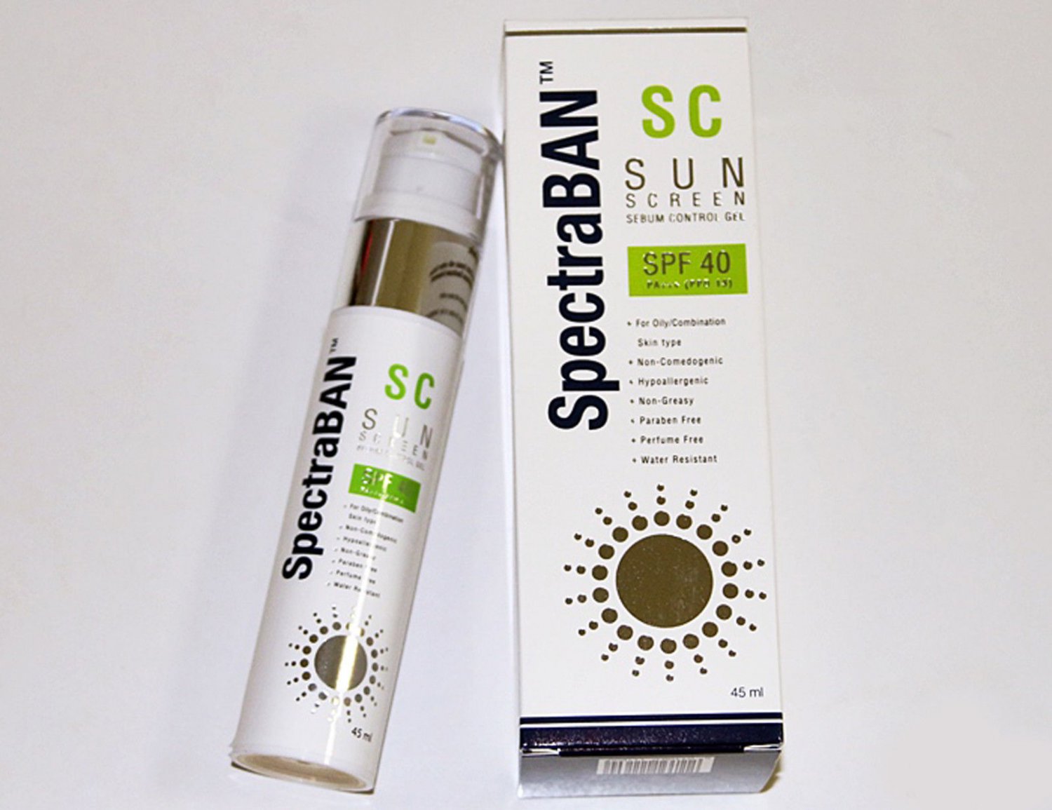 STIEFEL SPECTRABAN SC SUNSCREEN SEBUM GEL SC SPF 40 PA+++ PPD13 SIZE 45 ML.