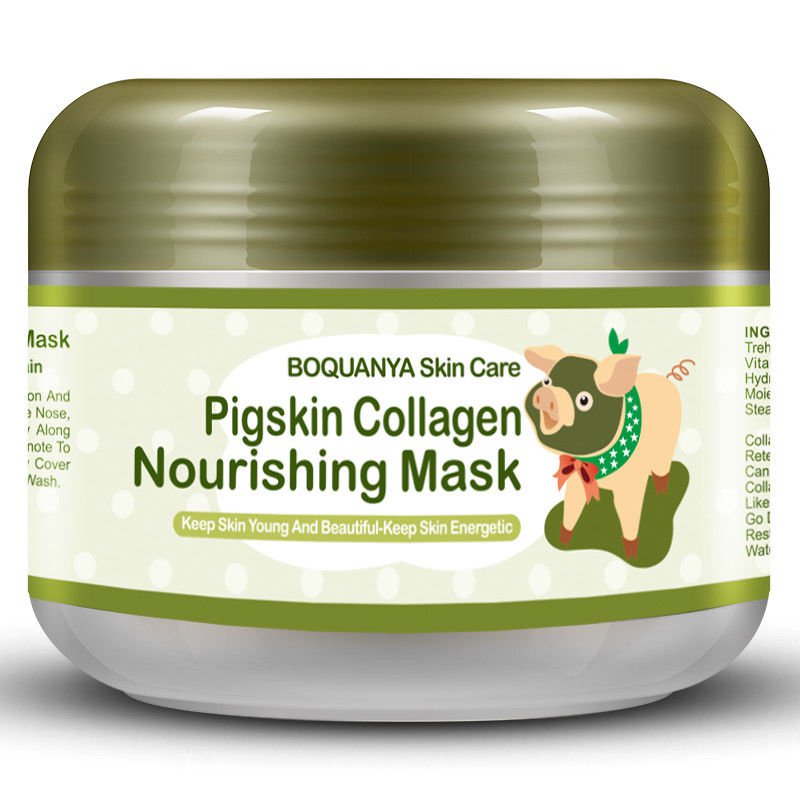 Pigskin collagen nourishing mask young and energetic again как пользоваться