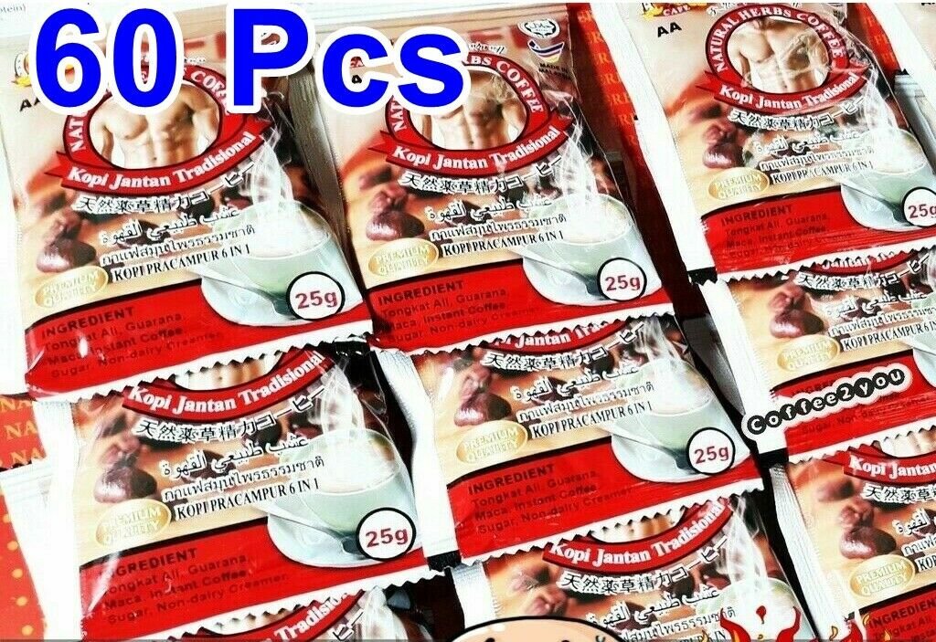 Coffee Herbal Coffee, Tongkat Ali Herbs Coffee Kopi Panggung AL Ambiak 60 Pcs