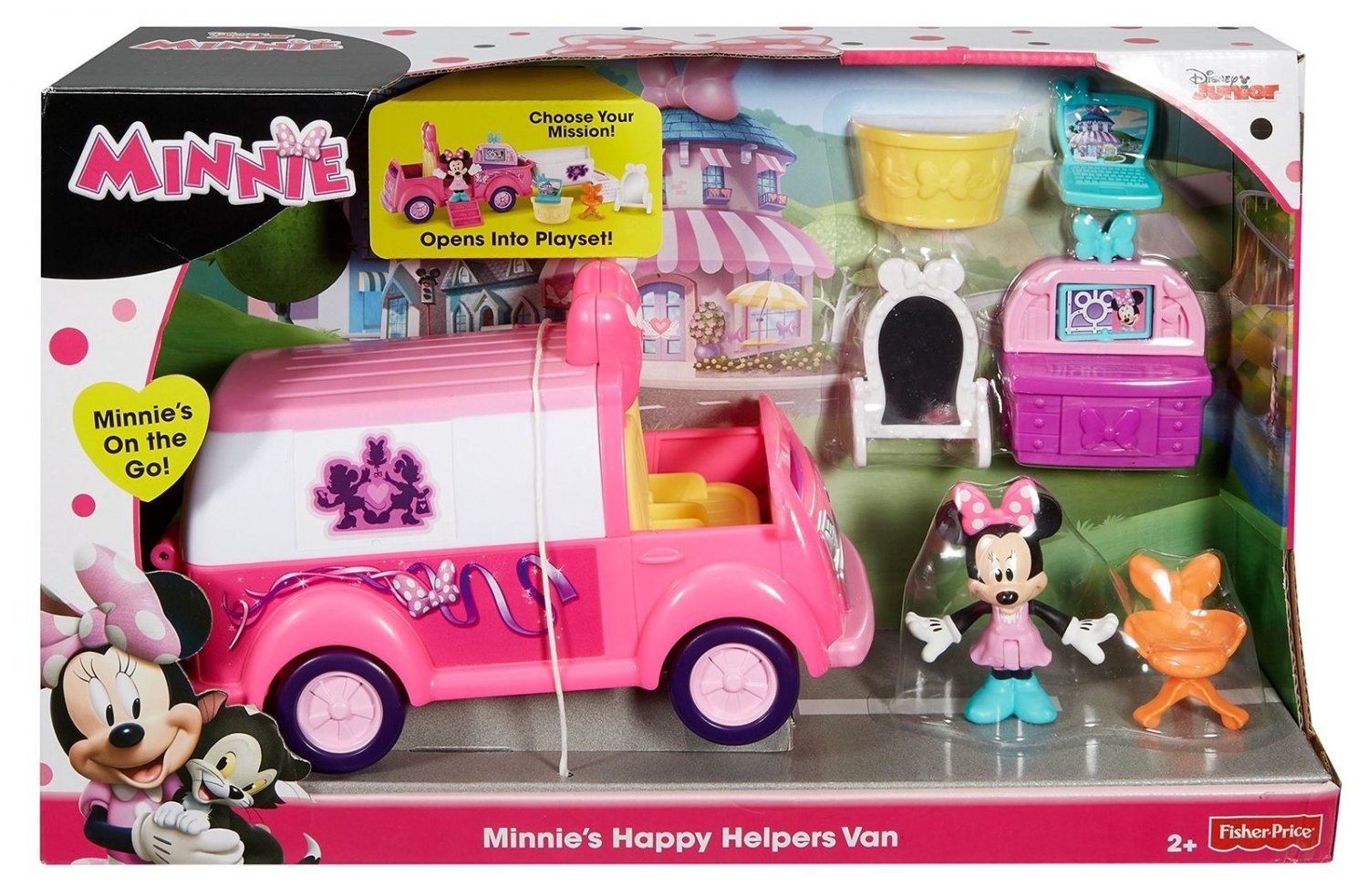 minnie mouse happy helper van