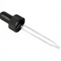 MagnaKoys® 1/2 oz (4 dram) Amber Vials w/ Straight Black Bulb Eye Glass Droppers