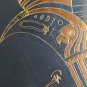 Vintage Egyptian Copper Black Enameled Wall Plate of Pharaoh Signed