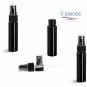 Magnakoys - 1 oz PET Black Plastic Vials W/Sprayer Tops - (3 Pack) from FL.