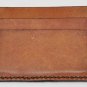 Small Handcrafted Leather Card Wallet - Artisanal Slim Card Pouch