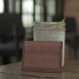 Small Handcrafted Leather Card Wallet - Artisanal Slim Card Pouch