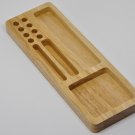 Handcrafted Wooden Desk Organizer - Holds Phone and Stationery