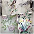 Brundlewood - 3 drawings of nature. Flowers, birds. Framed. Mathias Zoneu