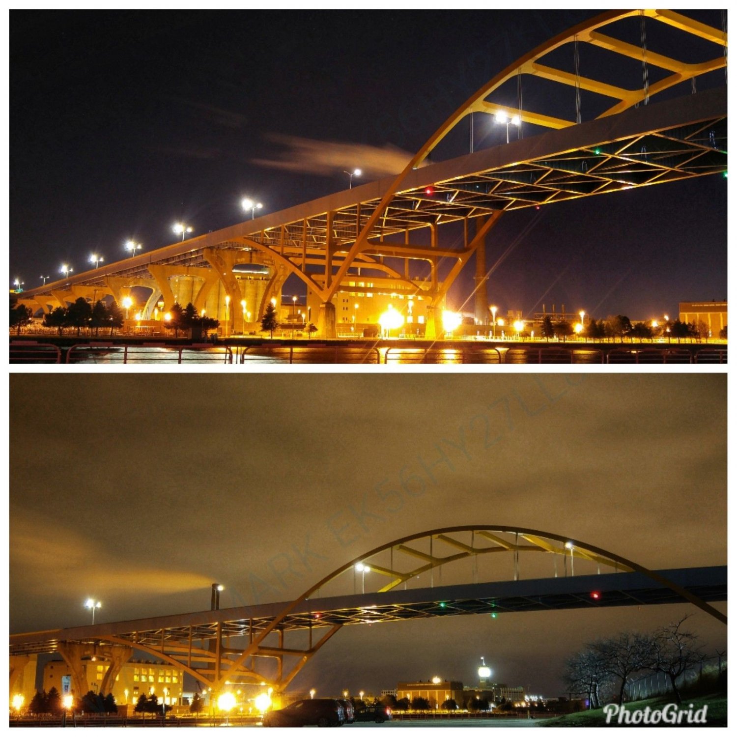 Under the bridge. 2 photos. Mathias Zoneu Original