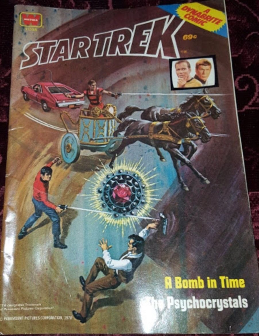 Star Trek Dynabrite Comic featuring A bomb in time