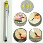 2-Pack 4 Function Screen Stylus, Laser, Pen, LED Flashlight - iPad Phone Tablet